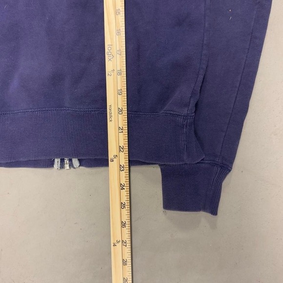 Vintage y2k women's purple Nike embroidered zip up hoodie - Picture 5 of 6